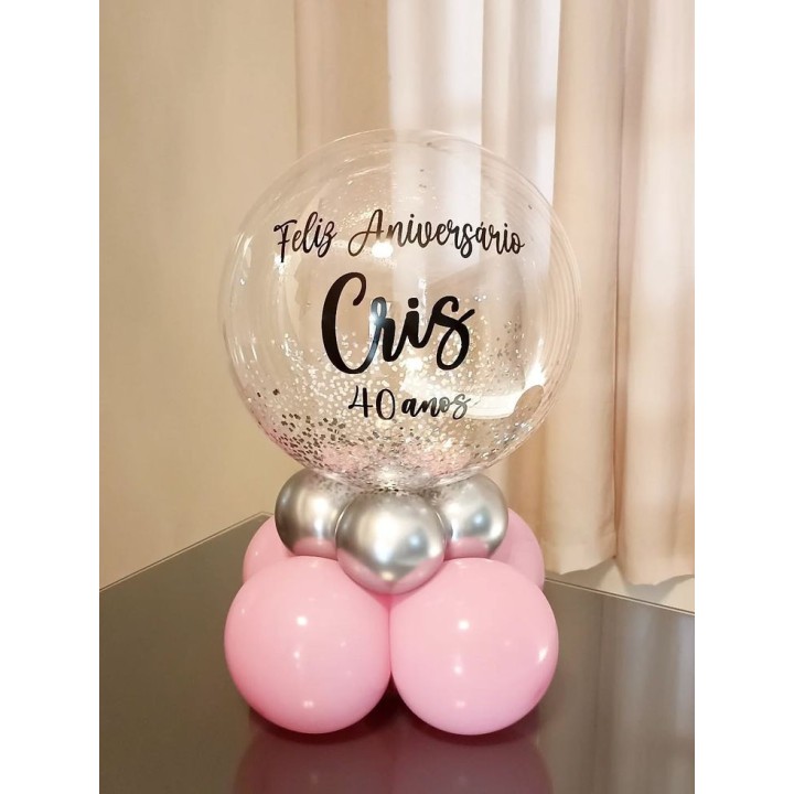 Exemplo de aplicação: Balão Simples Personalizado