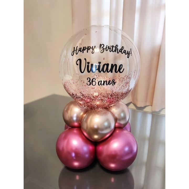 Exemplo de aplicação: Balão Simples Personalizado