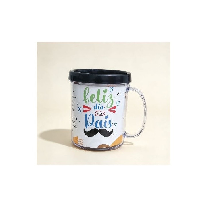 Caneca Acrílica Personalizada - modelo 1