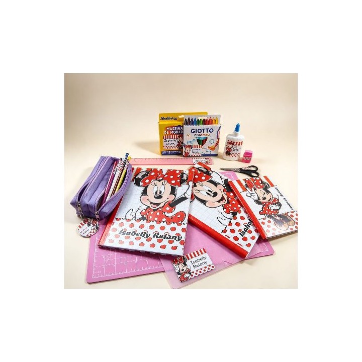 Kit de Personalização de Material Escolar - modelo 1