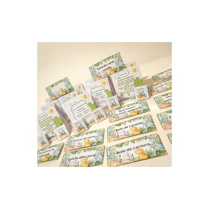 Kit de Papelaria Personalizada para Chá de Bebê - modelo 1