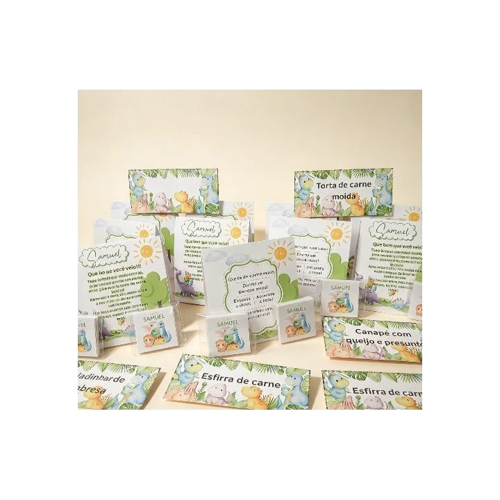 Kit de Papelaria Personalizada para Chá de Bebê - modelo 2