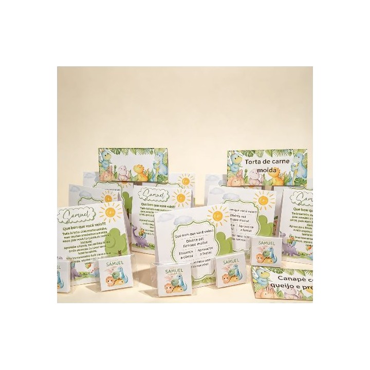 Kit de Papelaria Personalizada para Chá de Bebê - modelo 3