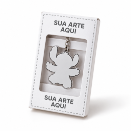 Caixinha com Chaveiro Personalizada - Sua arte aqui