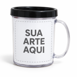 Caneca Acrílica Personalizada - Sua arte aqui