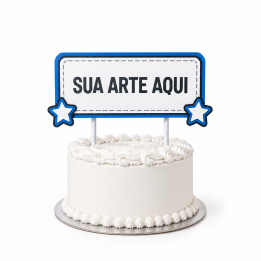 Topo de Bolo Personalizado - Sua arte aqui