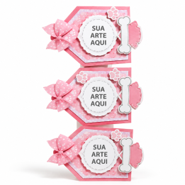 Bandeirinha Personalizada para Festa - Sua arte aqui