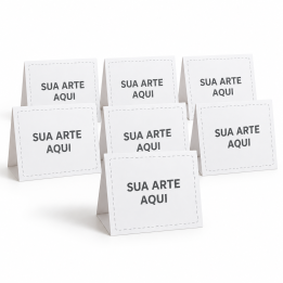 Plaquinha de Mesa Personalizada - Sua arte aqui
