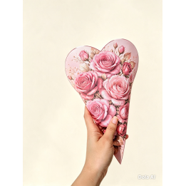 Exemplo de aplicação: Buquê Coração Personalizado com Doces