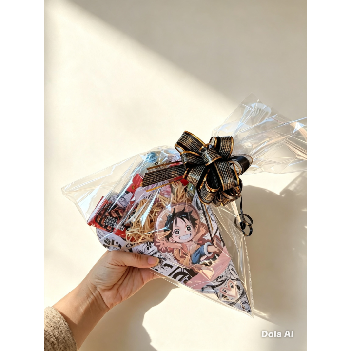 Buquê Coração One Piece com Doces