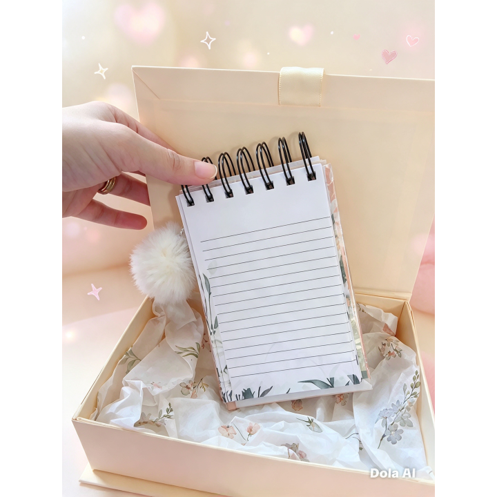 Exemplo de aplicação: Caixa Cartonada Personalizada com Bloquinho 20x15x5 cm