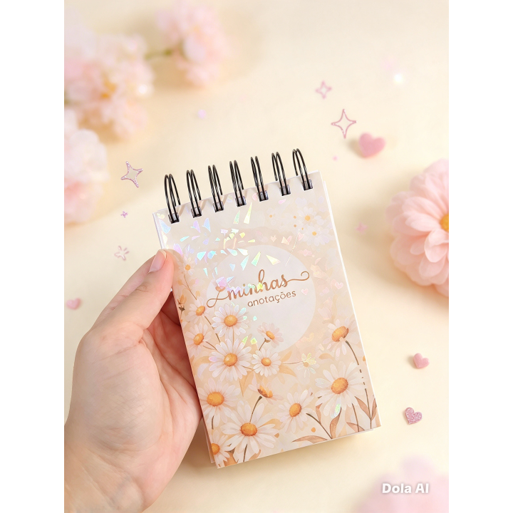 Exemplo de aplicação: Caixa Cartonada Personalizada com Bloquinho 20x15x5 cm